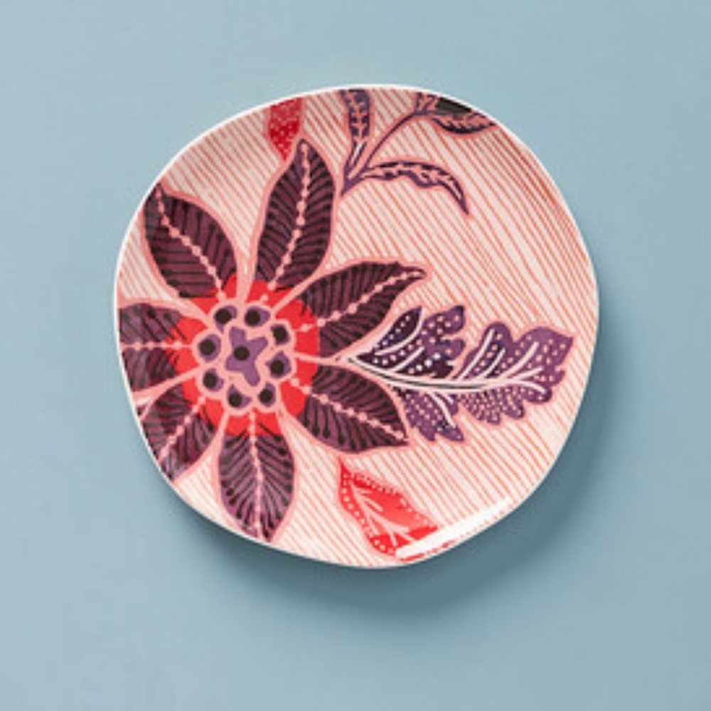Anthropologie BRAND NEW, Macaria Dessert Plate Set of 4